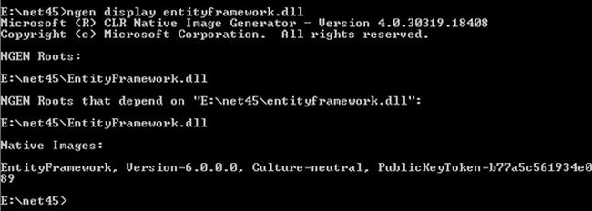 command for display information for particular assembly